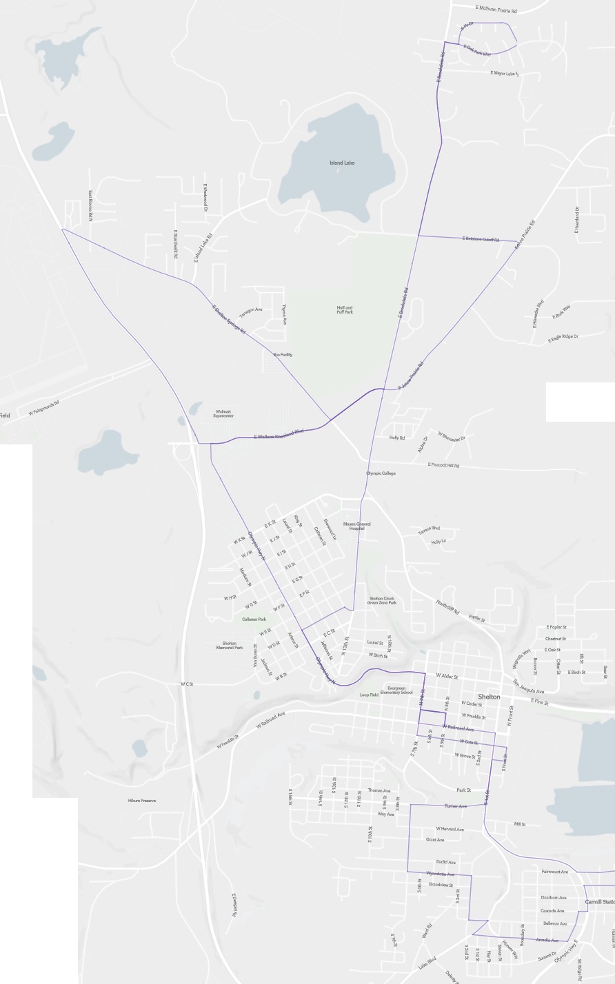Route 57 Map – Mason Transit